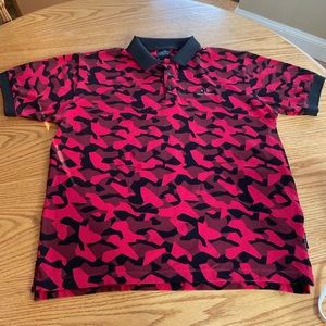 Armani Exchange short-sleeve Collared Shirt; (Sz : Md)